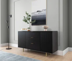 Zestawy Mebli Do Salonu|Komody></noscript>GiB Meble Nowoczesna komoda na nóżkach z półkami 150 cm NAMASTE