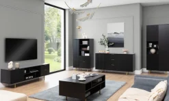 Zestawy Mebli Do Salonu|Komody></noscript>GiB Meble Nowoczesna komoda na nóżkach z półkami 150 cm NAMASTE