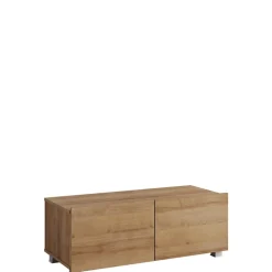 Zestawy Mebli Do Sypialni|Zestawy Mebli Młodzieżowych>GiB Meble Nowoczesna komoda RTV MODERN dąb złoty