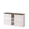 Komody>Helvetia Nowoczesna komoda z półkami 155 cm LARONA modrzew sibiu