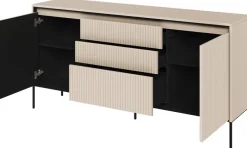 Komody|Zestawy Mebli Do Salonu>lenart. Nowoczesna komoda z szufladami i frezowanymi frontami TREND