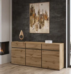 Komody></noscript>Helvetia Nowoczesna komoda z szufladami do salonu 180 cm CROSS