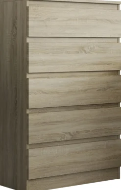 Komody>Meblohand Nowoczesna komoda z szufladami 70 cm AMPARO dąb sonoma