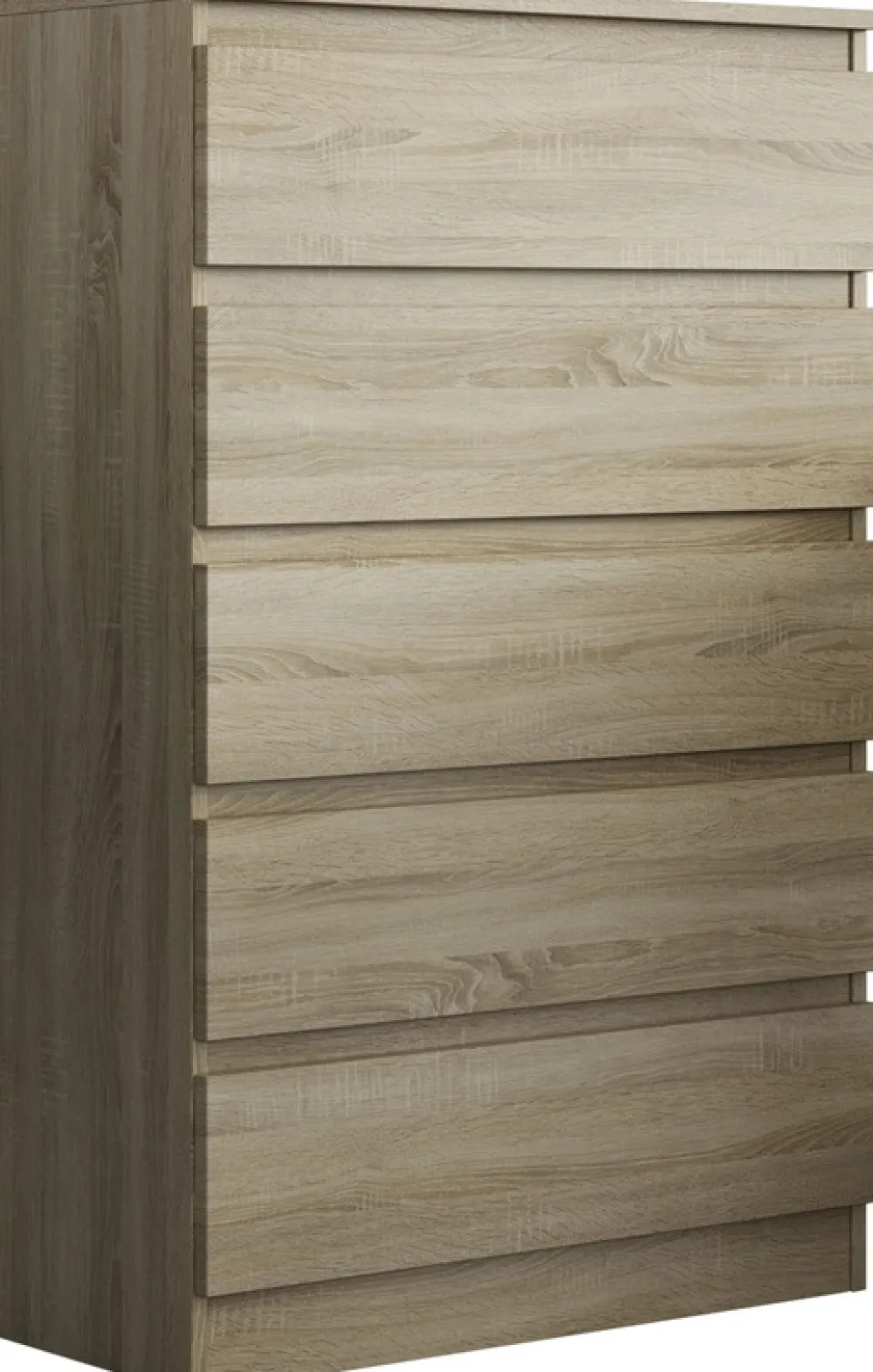 Komody>Meblohand Nowoczesna komoda z szufladami 70 cm AMPARO dąb sonoma