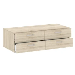 Komody>INTER MEBLE Nowoczesna komoda z szufladami do sypialni BARENA dąb sonoma