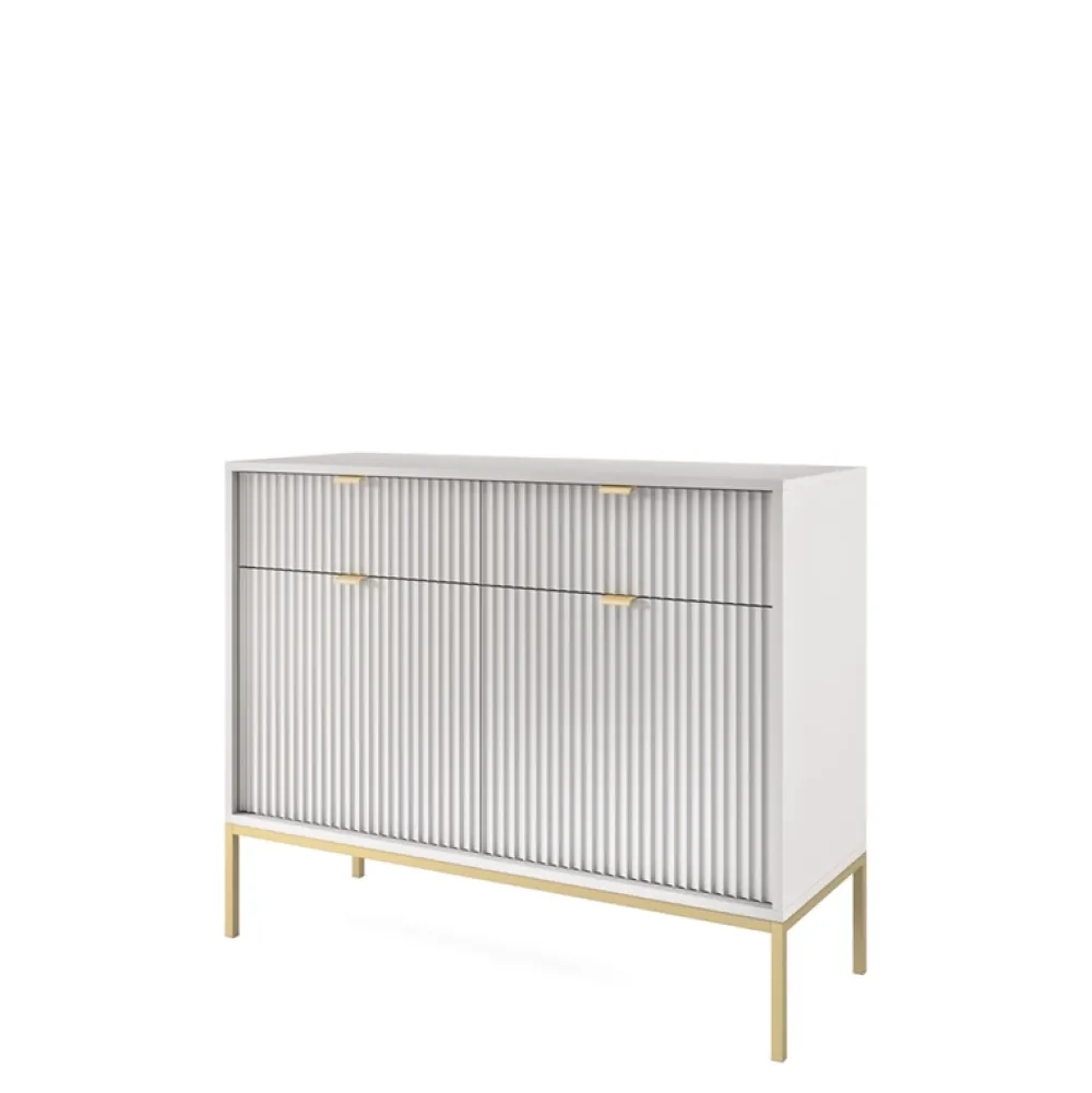 Komody|Zestawy Mebli Do Salonu>PIASKI Nowoczesna komoda z szufladami AVANTI szary