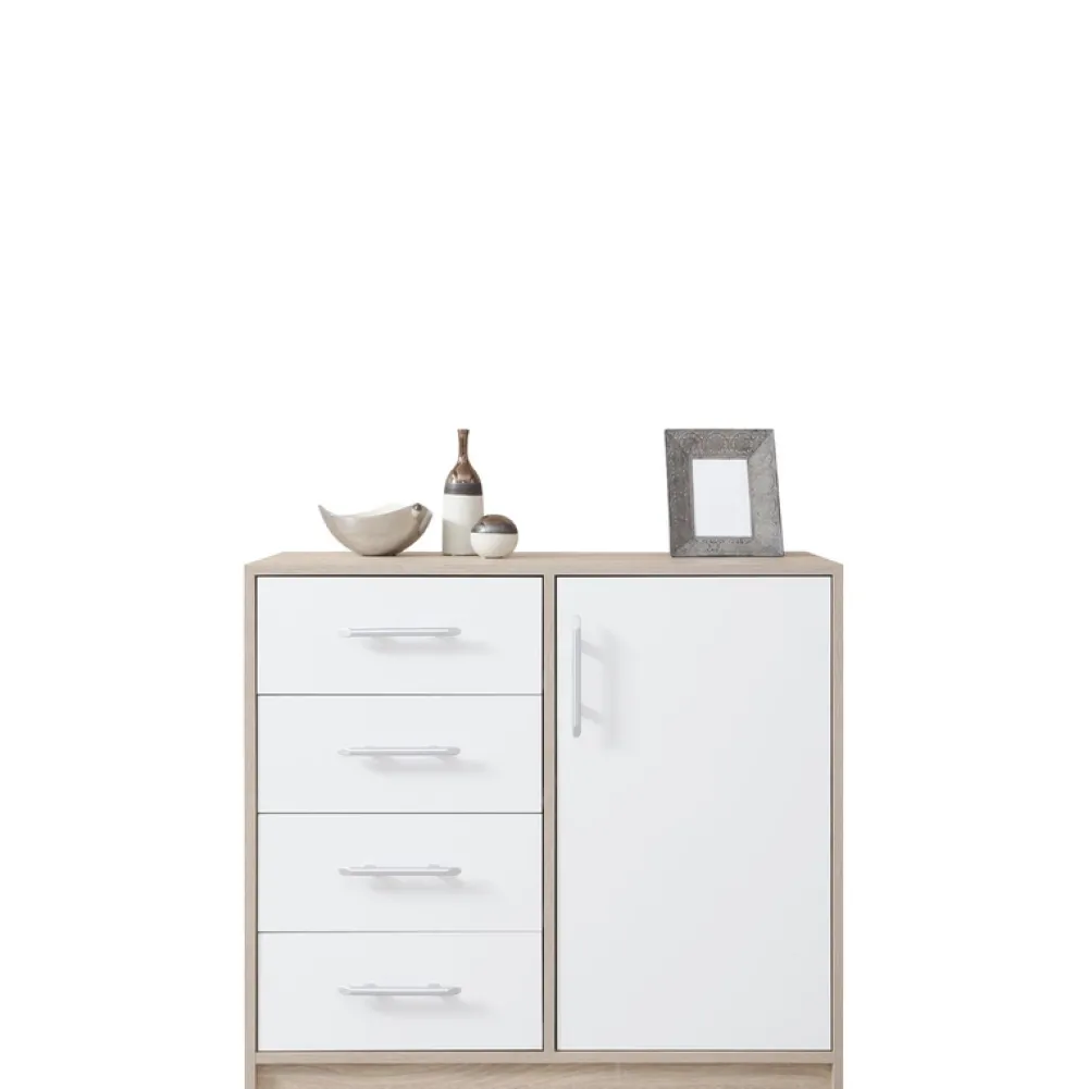 Komody>MEBLAR Nowoczesna komoda z szufladami 90 cm SEVAS