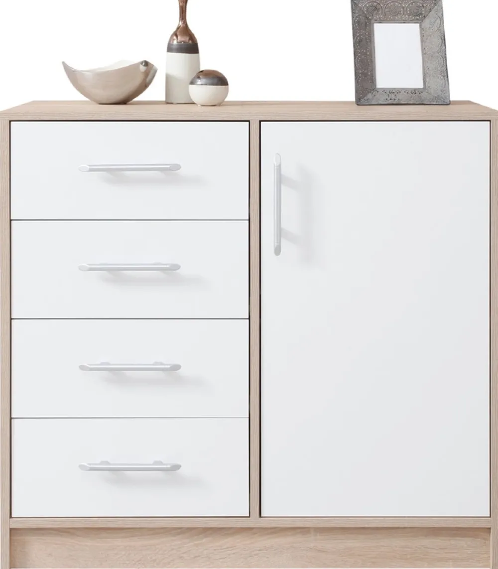 Komody>MEBLAR Nowoczesna komoda z szufladami 90 cm SEVAS