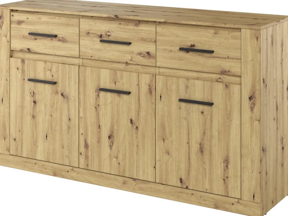 Zestawy Mebli Do Sypialni|Komody>lenart. Nowoczesna komoda z szufladami 160 cm ARTI dąb artisan