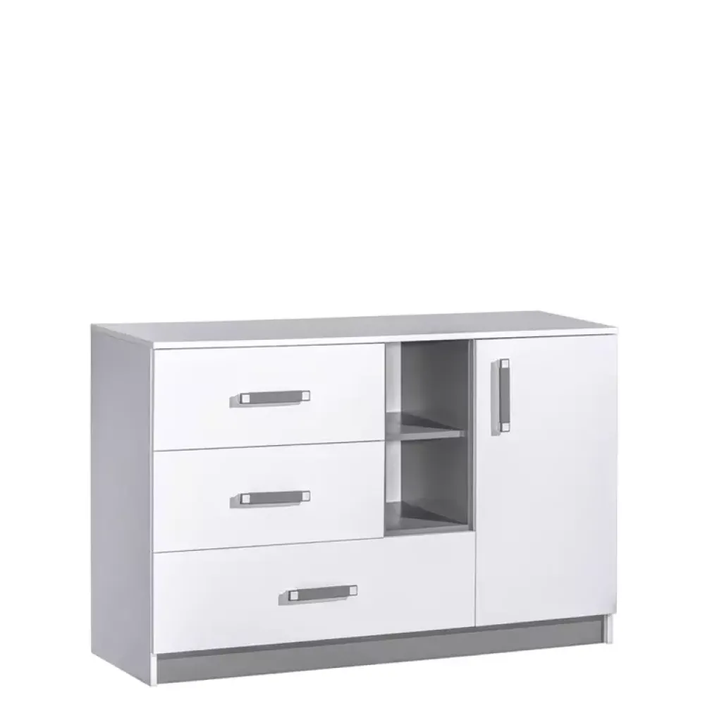 Zestawy Mebli Młodzieżowych|Komody>DOMEL Nowoczesna komoda z szufladami TRAFIKO