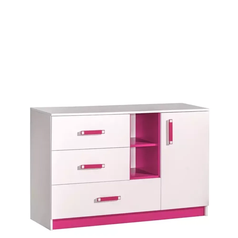 Zestawy Mebli Młodzieżowych|Komody>DOMEL Nowoczesna komoda z szufladami TRAFIKO