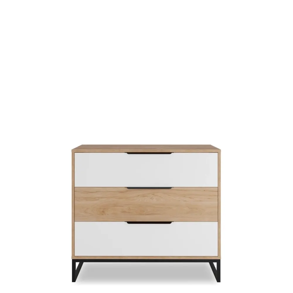 Zestawy Mebli Młodzieżowych|Komody>GiB Meble Nowoczesna komoda z szufladami do pokoju nastolatka LORRO