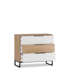 Zestawy Mebli Młodzieżowych|Komody>GiB Meble Nowoczesna komoda z szufladami do pokoju nastolatka LORRO