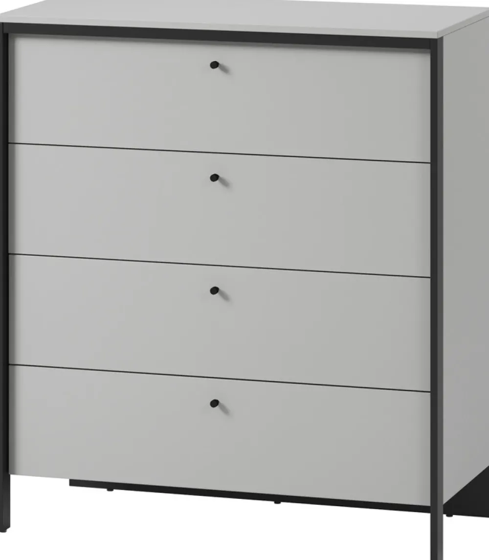 Zestawy Mebli Do Sypialni|Komody>lenart. Nowoczesna komoda z szufladami GRIS