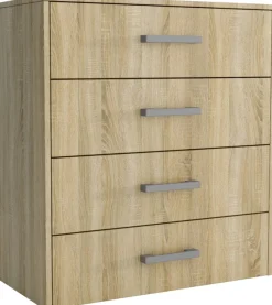 Komody>Meblohand Nowoczesna komoda z szufladami do salonu 75 cm dąb sonoma SAVONA