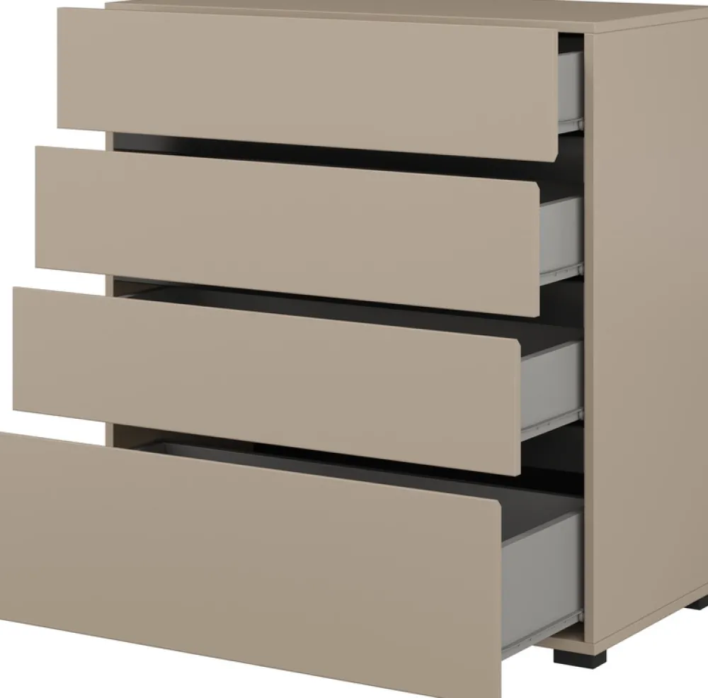 Zestawy Mebli Do Sypialni|Komody>Helvetia Nowoczesna komoda z szufladami 80 cm CROSS congo