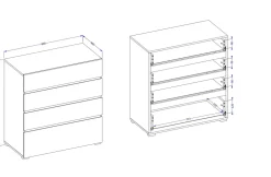 Zestawy Mebli Do Sypialni|Komody><noscript><img width=