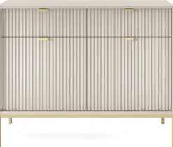 Zestawy Mebli Do Salonu|Komody>PIASKI Nowoczesna komoda z szufladami 104 cm do salonu AVANTI cashmere kaszmir