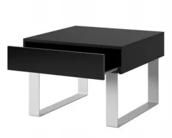 Zestawy Mebli Młodzieżowych|Ławy I Stoliki>GiB Meble Nowoczesna mała ława do salonu stolik kawowy połysk MODERN czarny