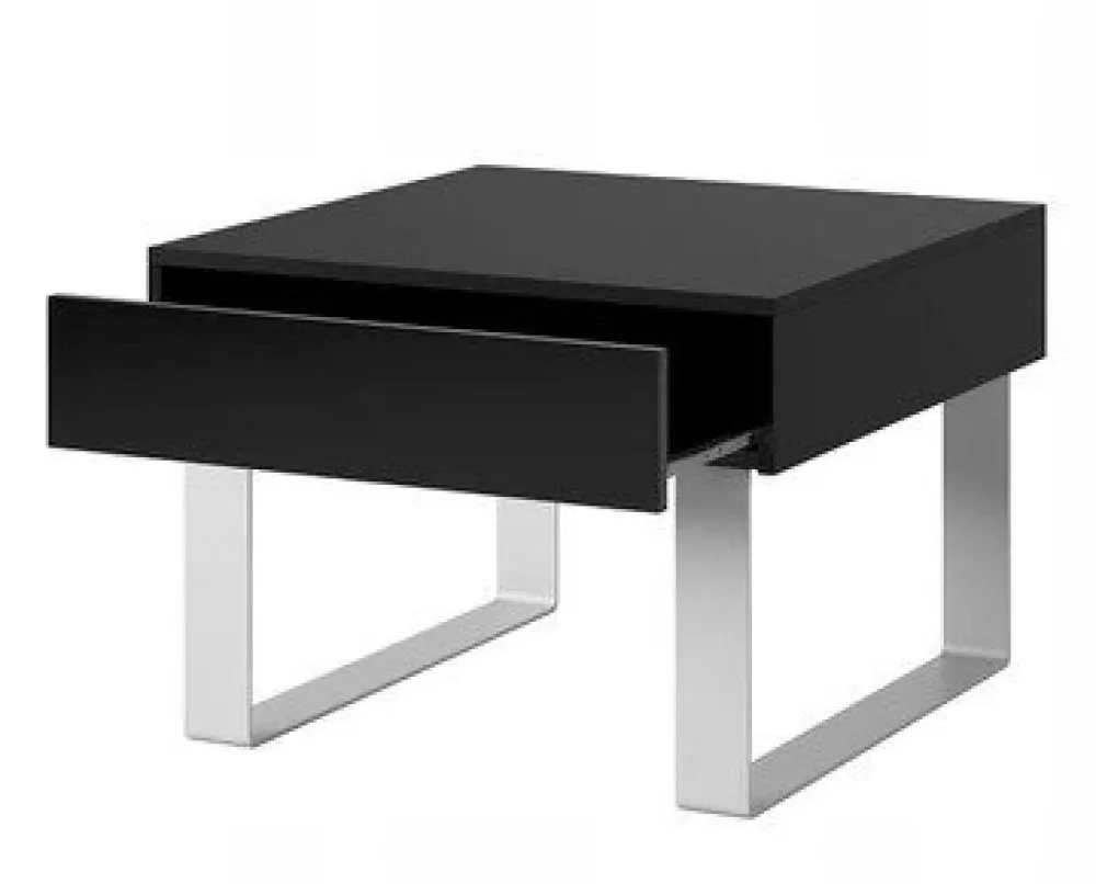 Zestawy Mebli Młodzieżowych|Ławy I Stoliki>GiB Meble Nowoczesna mała ława do salonu stolik kawowy połysk MODERN czarny