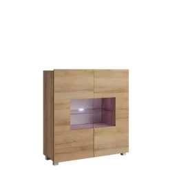 Zestawy Mebli Młodzieżowych>GiB Meble Nowoczesna meblościanka dąb złoty MODERN 6