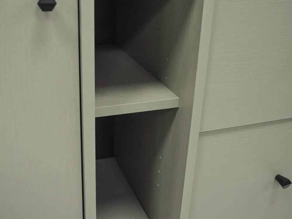 Meblościanki|Zestawy Mebli Do Salonu>Lempert Nowoczesna meblościanka do salonu z szafką RTV TOKEN eukaliptus