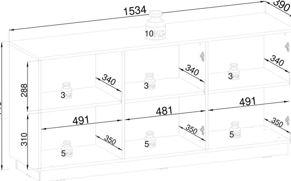 Zestawy Mebli Do Salonu|Meblościanki>PIASKI Nowoczesna meblościanka do salonu z szafką RTV RAVO beż piaskowy