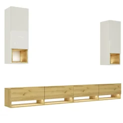 Zestawy Mebli Do Salonu|Meblościanki>BROMARKT Nowoczesna meblościanka PREMIUM