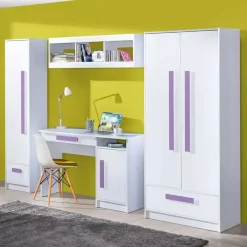 Meble Dla Dzieci|Zestawy Mebli Dziecięcych>DOMEL Nowoczesna meblościanka z biurkiem i szafą GULIVER