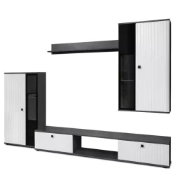 Meblościanki>Lempert Nowoczesna meblościanka z szafką RTV do salonu KUBA