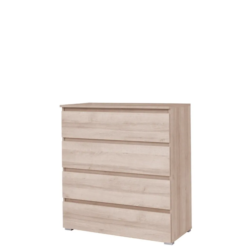 Zestawy Mebli Młodzieżowych|Komody>MARIDEX Nowoczesna młodzieżowa komoda z szufladami COSTA dąb sonoma