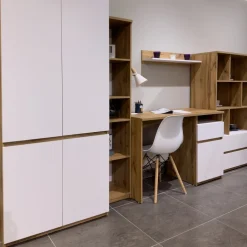 Zestawy Mebli Młodzieżowych|Półki>DOLMAR Nowoczesna młodzieżowa półka na książki 80 cm ANETT