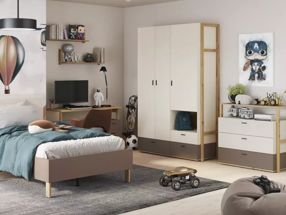 Zestawy Mebli Młodzieżowych|Półki>lenart. Nowoczesna młodzieżowa półka ścienna LENNY 90 cm