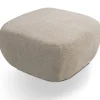 Meble Dla Dzieci|Pufy>LASKI Nowoczesna okrągła pufa do siedzenia OMERO tkanina baranek