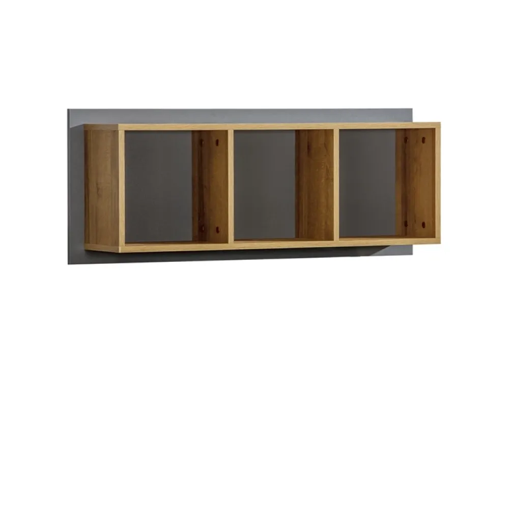 Zestawy Mebli Młodzieżowych|Półki>DOLMAR Nowoczesna półka na książki do pokoju młodzieżowego WARSAW