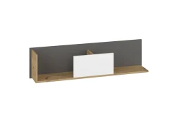 Zestawy Mebli Młodzieżowych|Półki>ML Meble Nowoczesna półka na książki do pokoju młodzieżowego 116 cm FINI