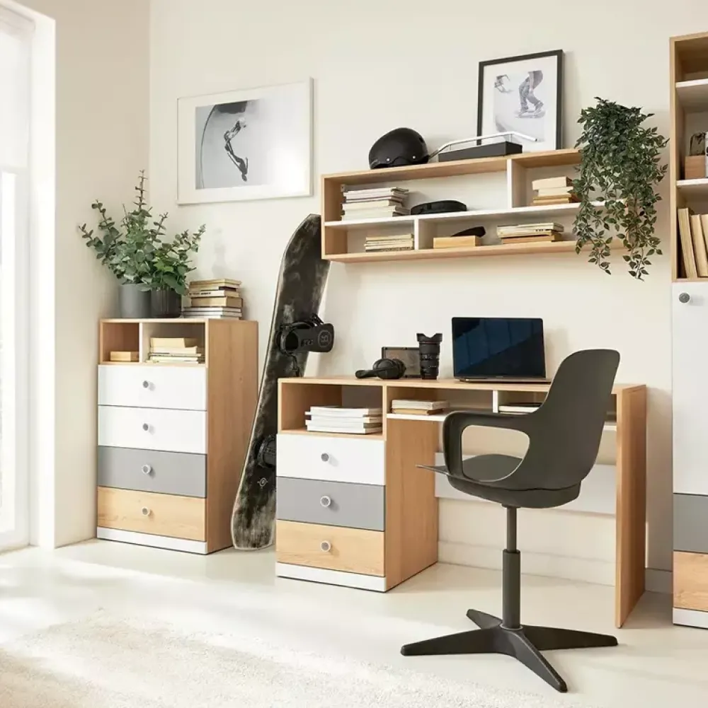 Zestawy Mebli Młodzieżowych|Półki>MEBLAR Nowoczesna półka wisząca 120 cm PATHE