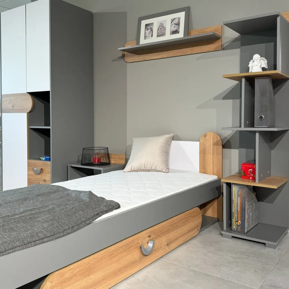 Zestawy Mebli Młodzieżowych|Półki>DOLMAR Nowoczesna półka wisząca 70 cm COOLIFY