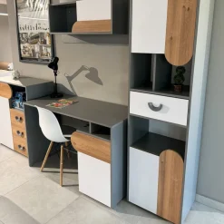 Zestawy Mebli Młodzieżowych|Półki></noscript>DOLMAR Nowoczesna półka wisząca do pokoju młodzieżowego 100 cm COOLIFY