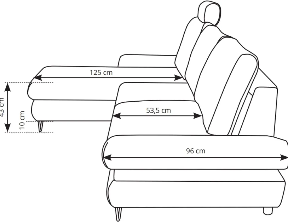 Meble Dla Dzieci|Narożniki>LASKI Nowoczesna rogówka z funkcją spania LORENS