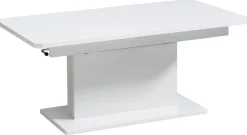 Ławy I Stoliki>DOLMAR Nowoczesna rozkładana ława do salonu OASIS połysk biały