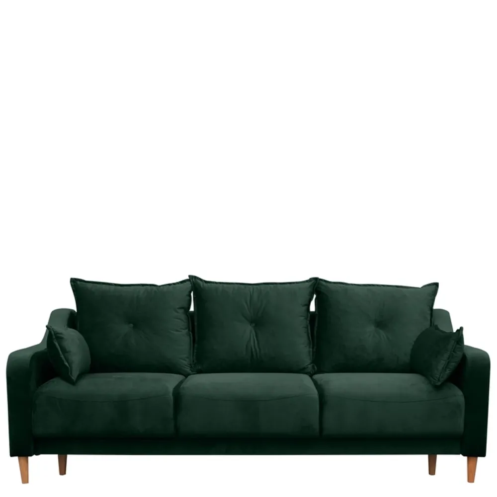 Kanapy I Sofy>MEBAS Nowoczesna rozkładana sofa do salonu z pojemnikiem LENZI