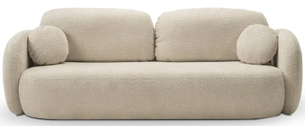 Meble Dla Dzieci|Meble Młodzieżowe>LASKI Nowoczesna sofa rozkładana z pojemnikiem OMERO beżowa