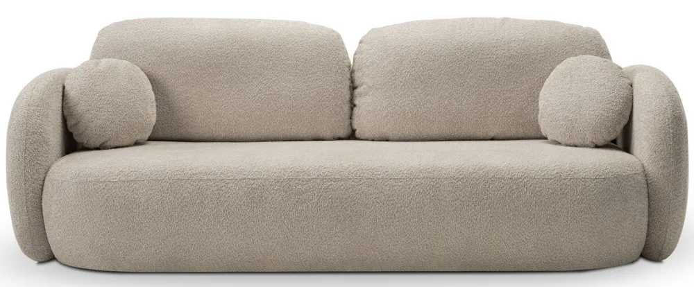Meble Dla Dzieci|Kanapy I Sofy>LASKI Nowoczesna sofa rozkładana z pojemnikiem OMERO beżowa