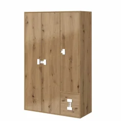 Zestawy Mebli Młodzieżowych|Szafy Trzydrzwiowe></noscript>DOMEL Nowoczesna Szafa 120 cm Dąb Artisan INDEX