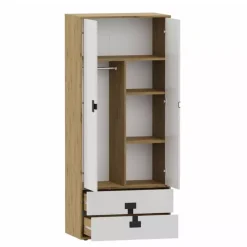 Meble Młodzieżowe|Zestawy Mebli Młodzieżowych>DOMEL Nowoczesna szafa 80 cm szuflady INDEX