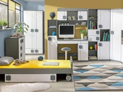 Meble Dla Dzieci|Zestawy Mebli Dziecięcych></noscript>DOLMAR Nowoczesna szafa do pokoju dziecięcego 80 cm GROOVY