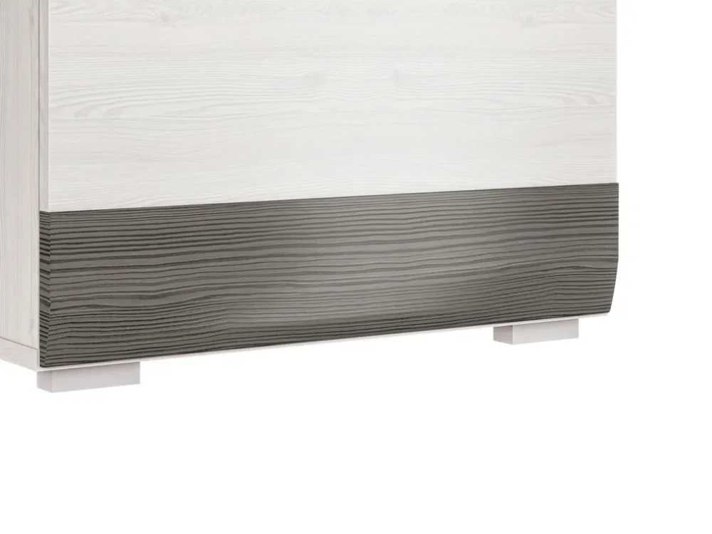 Zestawy Mebli Do Sypialni|Zestawy Mebli Młodzieżowych>ML Meble Nowoczesna szafa jednodrzwiowa z półkami 55 cm BLANCO