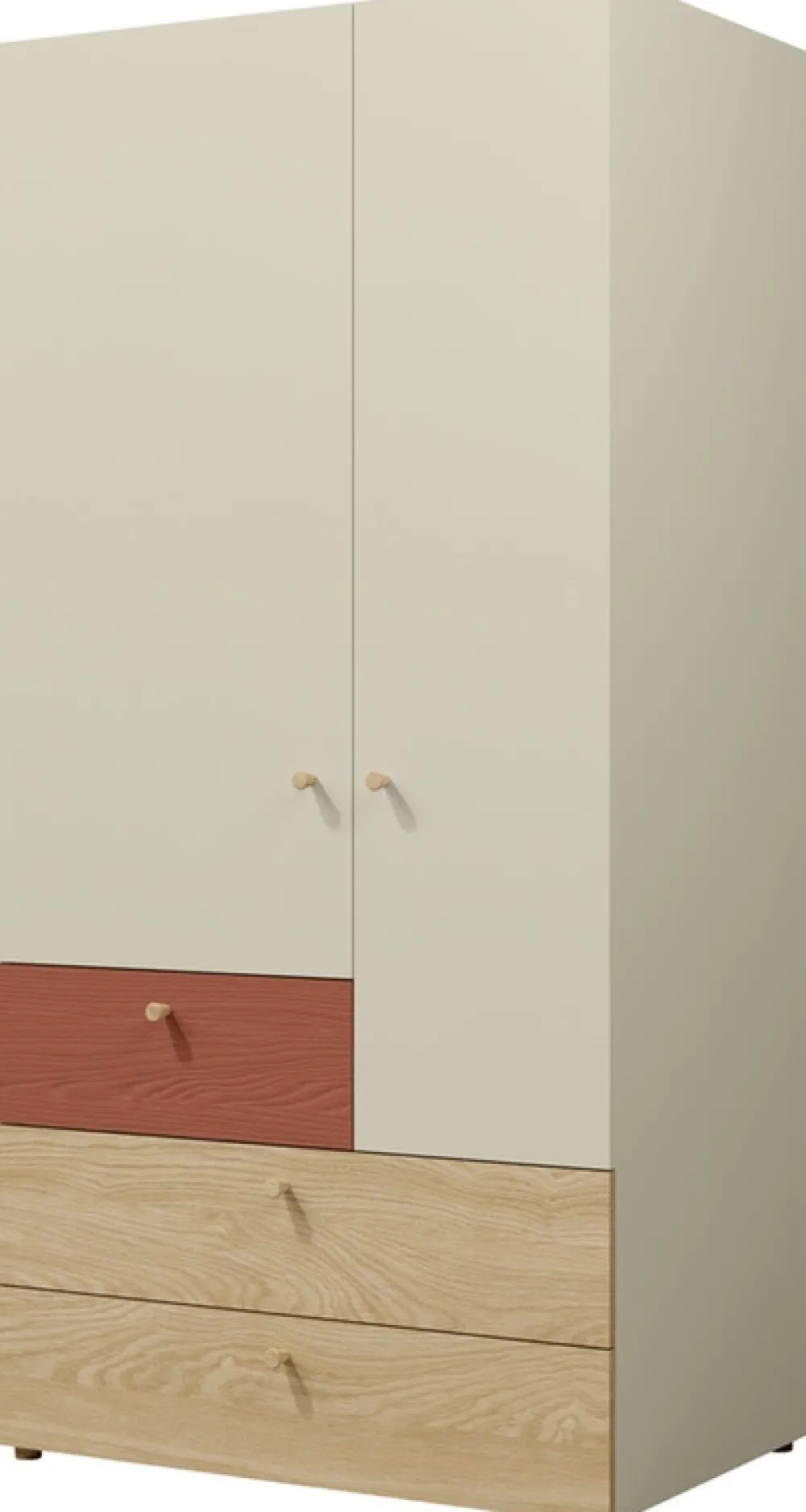 Meble Młodzieżowe|Zestawy Mebli Młodzieżowych>JUREK Nowoczesna szafa młodzieżowa 90 cm z szufladami YOKO