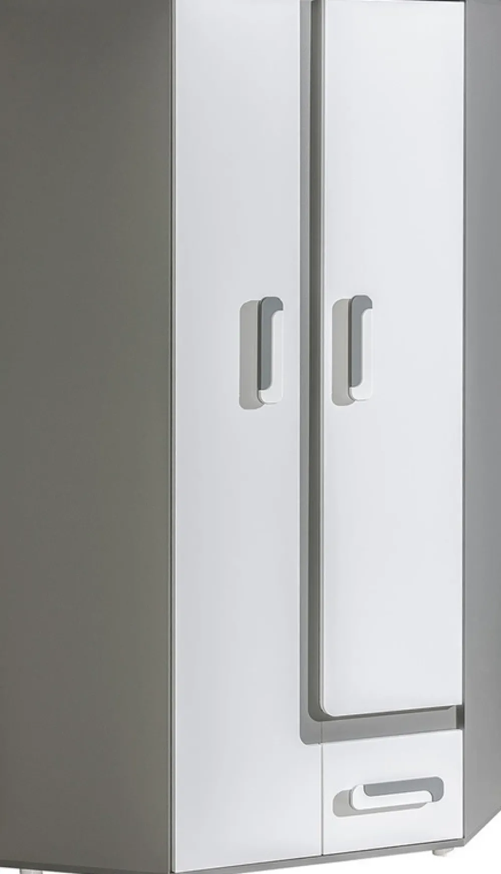 Meble Dla Dzieci|Zestawy Mebli Młodzieżowych>DOMEL Nowoczesna szafa narożna do pokoju młodzieżowego APETITO